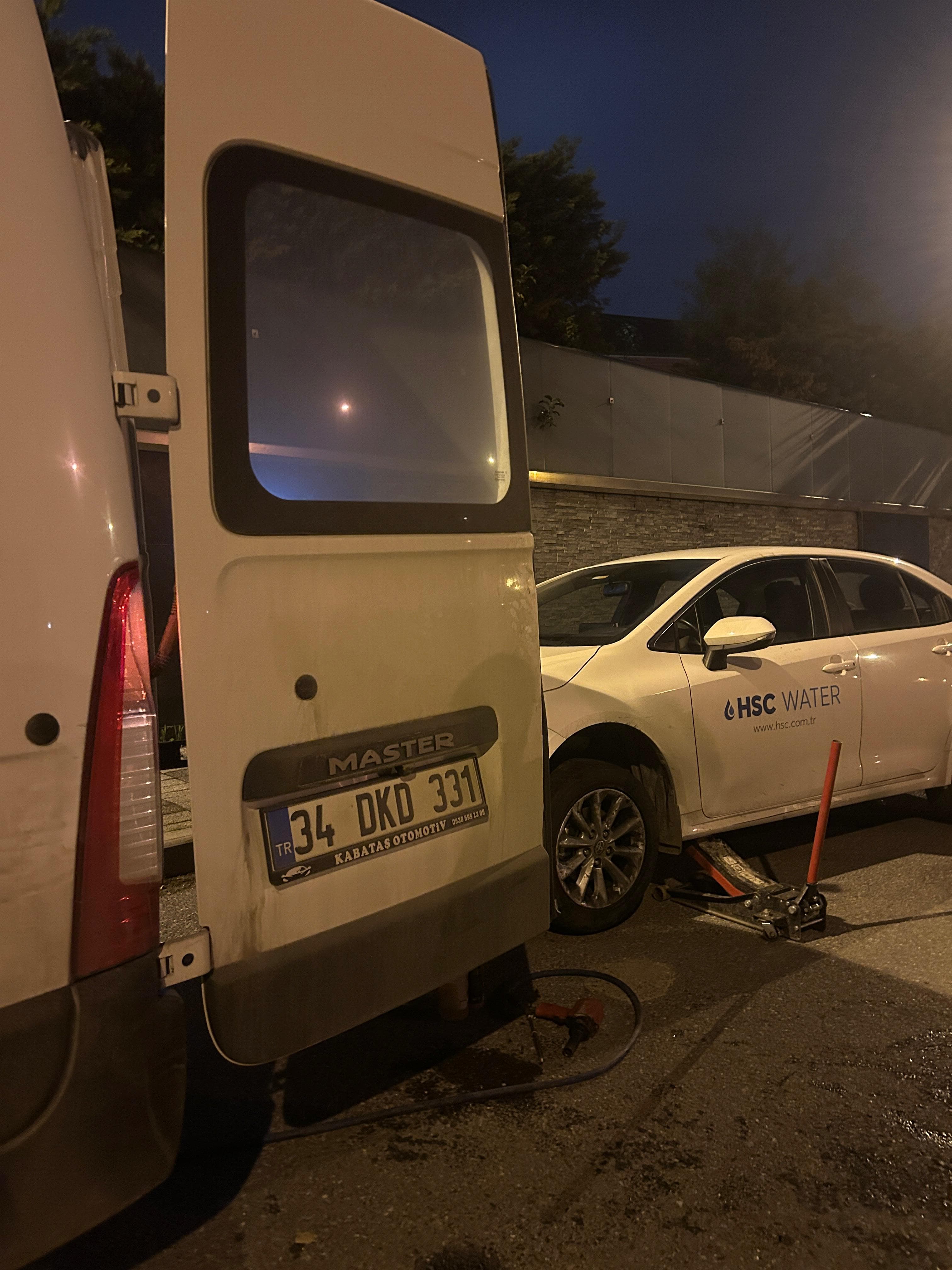 Yerinde lastik değişimi